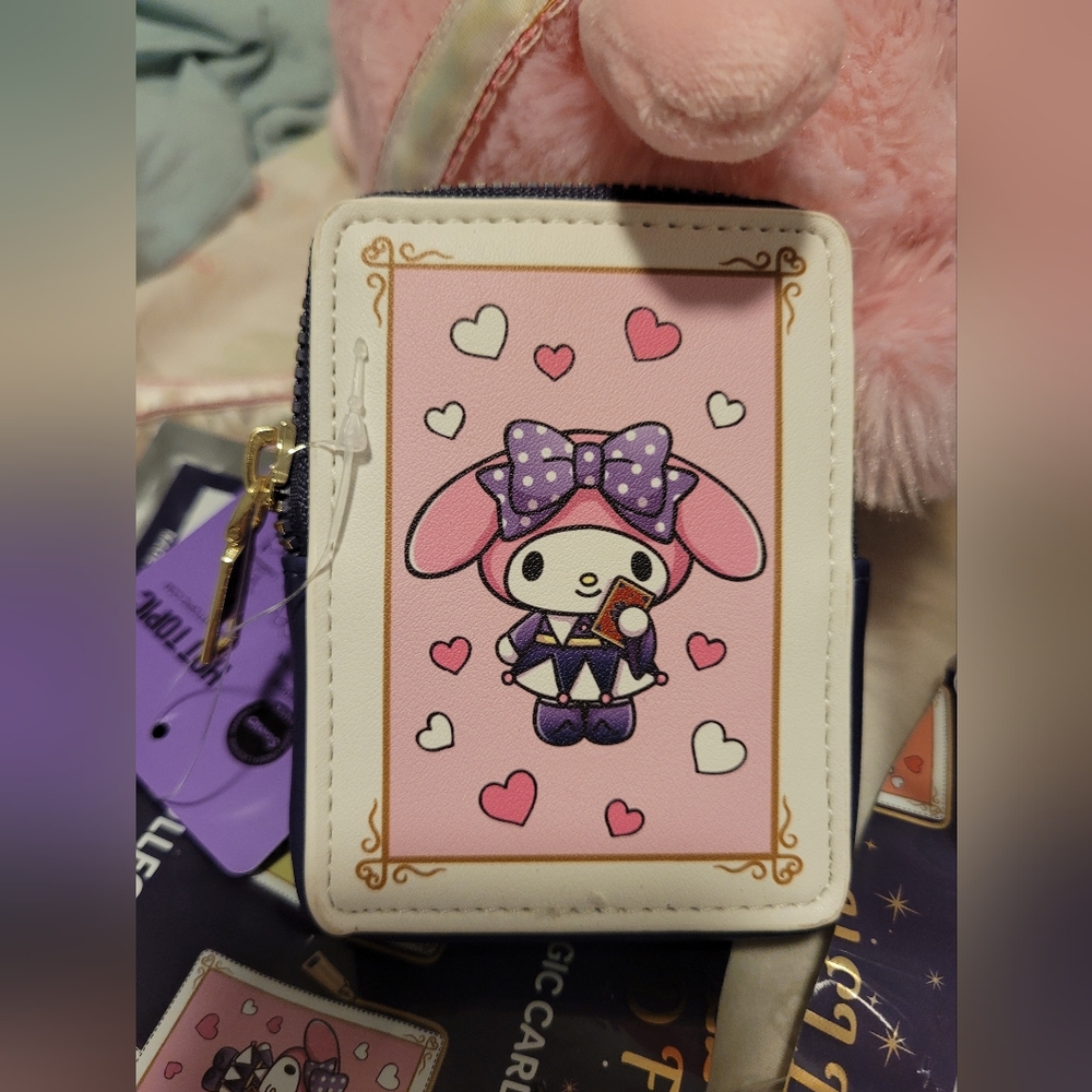 Kuromi My Melody Sanrio Hot Topic Double sided Card wallet